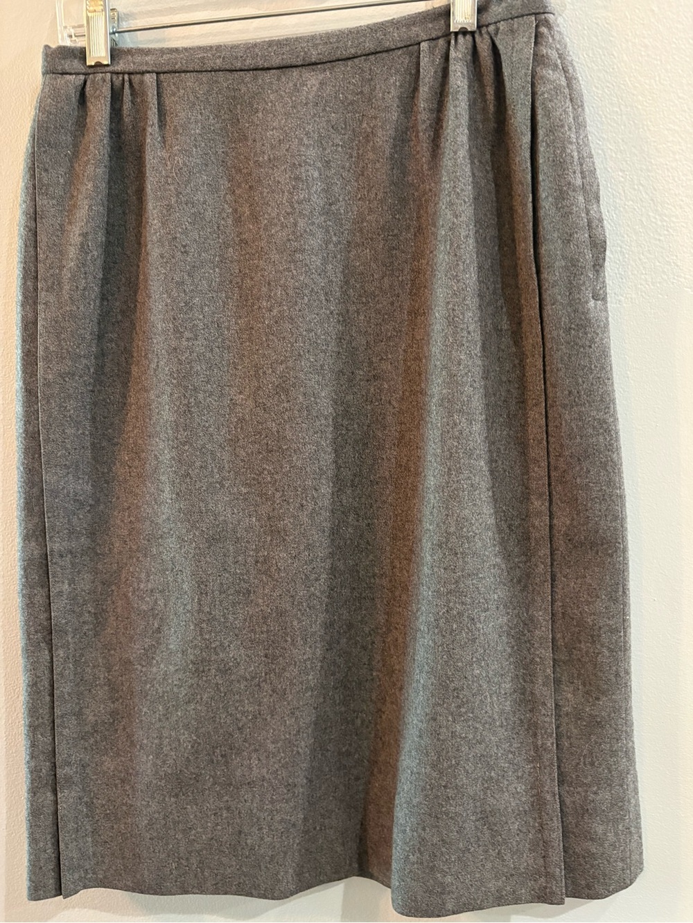 Vintage House of Suburbia Wool Gray Pencil Skirt